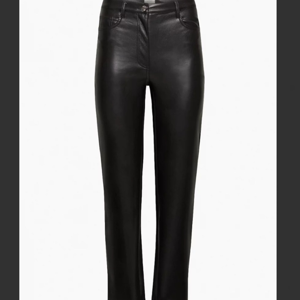 Aritzia Melina Faux Leather Pant - Short length